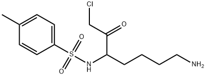 Tosyllysine chloromethyl ketone  Struktur