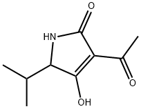 3-acetyl-5-isopropyltetramic acid Struktur