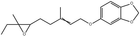 6,7-EPOXY-3,7-DIMETHYL-1-(3,4-(METHYLENEDIOXY)PHENOXY)-2-NONENE) Struktur