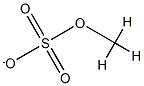 [(Sulfuric acid methyl)ion] Struktur