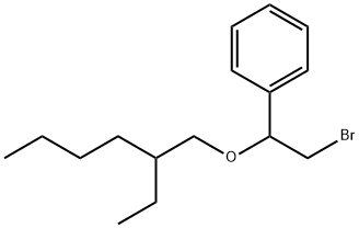 [α-(Bromomethyl)benzyl](2-ethylhexyl) ether Struktur