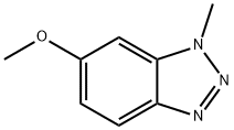 1H-Benzotriazole,6-methoxy-1-methyl-(9CI) Struktur