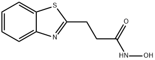 2-Benzothiazolepropanamide,N-hydroxy-(9CI) Struktur