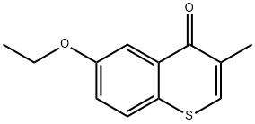 4H-1-Benzothiopyran-4-one,6-ethoxy-3-methyl-(9CI) Struktur