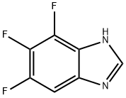 1H-Benzimidazole,4,5,6-trifluoro-(9CI) Struktur