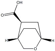 2-Oxabicyclo[2.2.2]octane-5-carboxylicacid,(1R,4S,5S)-rel-(9CI) Struktur