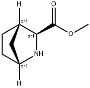 2-Azabicyclo[2.2.1]heptane-3-carboxylicacid,methylester,(1R,3S,4S)-rel-(9CI) Struktur