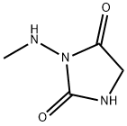 2,4-Imidazolidinedione,3-(methylamino)-(9CI) Struktur