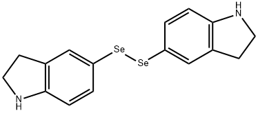 Bis(indolin-5-yl) perselenide Struktur