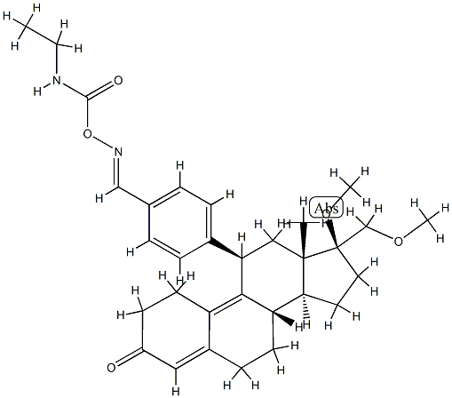 asoprisnil ecamate Struktur