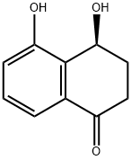 (4S)-4α,5-Dihydroxytetralin-1-one Struktur