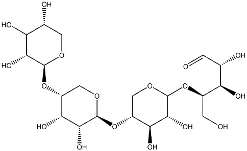 Xylotetraose Struktur