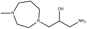 1-amino-3-(4-methyl-1,4-diazepan-1-yl)propan-2-ol Struktur