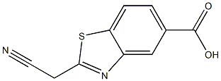 5-Benzothiazolecarboxylicacid,2-(cyanomethyl)-(9CI) Struktur