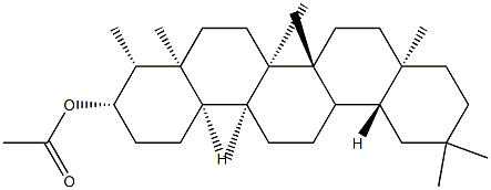 Epifriedelal acetate Struktur