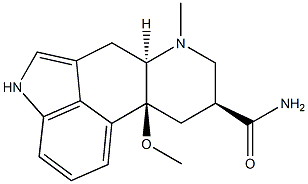 10-Methoxy-6-methylergoline-8α-carboxamide Struktur