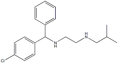 N-[α-(p-Chlorophenyl)benzyl]-N'-isobutylethylenediamine Struktur