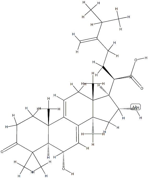 6alpha-Hydroxypolyporenic acid C Struktur