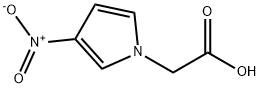 1H-Pyrrole-1-aceticacid,3-nitro-(9CI) Struktur