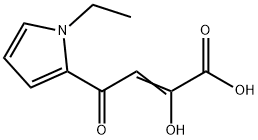 2-Butenoicacid,4-(1-ethyl-1H-pyrrol-2-yl)-2-hydroxy-4-oxo-(9CI) Struktur