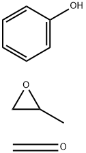 Propylene oxide adduct of phenol, formaldehyde polymer Struktur