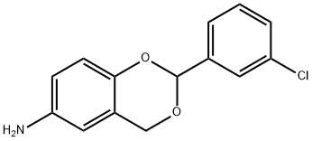 1,3-Benzodioxan-6-amine,2-(m-chlorophenyl)-(8CI) Struktur