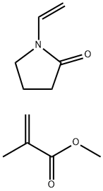 poly(methylmethacrylate-N-vinylpyrrolidone) Struktur