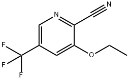 2-Pyridinecarbonitrile,3-ethoxy-5-(trifluoromethyl)-(9CI) Struktur