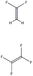 Ethene, tetrafluoro-, polymer with 1,1-difluoroethene Struktur