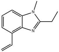 1H-Benzimidazole,4-ethenyl-2-ethyl-1-methyl-(9CI) Struktur