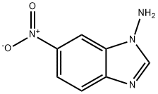 1H-Benzimidazol-1-amine,6-nitro-(9CI) Struktur