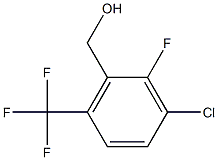 (3-chloro-2-fluoro-6-(trifluoromethyl)phenyl)methanol Struktur