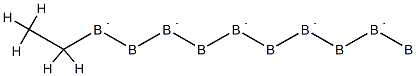 Decaborane(14), ethyl-(6CI,7CI,8CI) Struktur