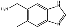 1H-Benzimidazole-5-methanamine,6-methyl-(9CI) Struktur