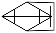 2,2a,2b,3,5a,5b-Hexahydro-1,2,3-metheno-1H-cyclopropa[cd]indene Struktur