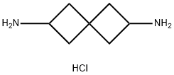 6-aminospiro[3.3]hept-2-ylamine dihydrochloride Struktur