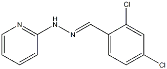 Benzaldehyde,2,4-dichloro-, 2-(2-pyridinyl)hydrazone Struktur