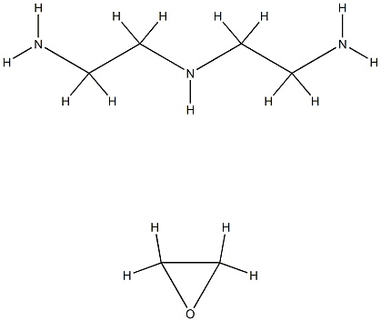 1,2-Ethanediamine, N-(2-aminoethyl)-, polymer with oxirane Struktur