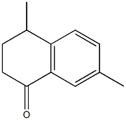 1，6-Dimethyl-4-keto-tetrahydronaphthalene Struktur