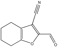 3-Benzofurancarbonitrile,2-formyl-4,5,6,7-tetrahydro-(9CI) Struktur