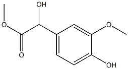 α,4-Dihydroxy-3-methoxybenzeneacetic acid methyl ester Struktur