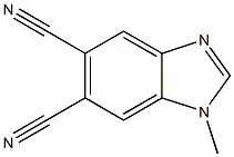 1H-Benzimidazole-5,6-dicarbonitrile,1-methyl-(9CI) Struktur