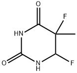 2,4(1H,3H)-Pyrimidinedione,5,6-difluorodihydro-5-methyl-(9CI) Struktur