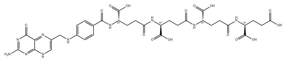 triglutamate folate Struktur