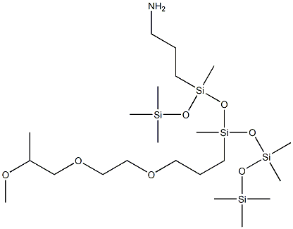 METHOXY PEG/PPG-7/3 AMINOPROPYL DIMETHICONE Struktur