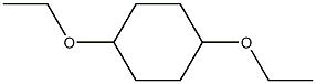 1β,4α-Diethoxycyclohexane Struktur