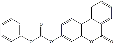 6-oxo-6H-benzo[c]chromen-3-yl phenyl carbonate Struktur