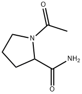 2-Pyrrolidinecarboxamide,1-acetyl-(6CI,9CI) Struktur