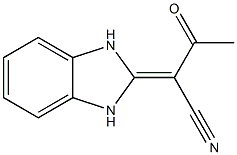 1H-Benzimidazole-2-acetonitrile,alpha-(1-hydroxyethylidene)-(9CI) Struktur