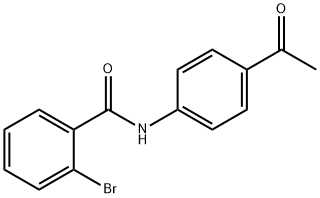 N-(4-acetylphenyl)-2-bromobenzamide Struktur